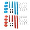 RC Car Shell Post Sturdy Shockproof Aluminum Alloy Car Shell Column with R Pins for 1:10 Road Racing