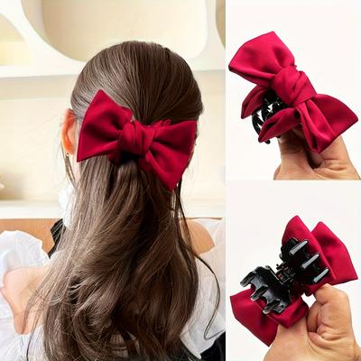 Pince à Cheveux Pince Pince à Cheveux Nœud Élégant pour Femmes Accessoires pour Cheveux pour Occasions Formelles, Élégance Quotidienne