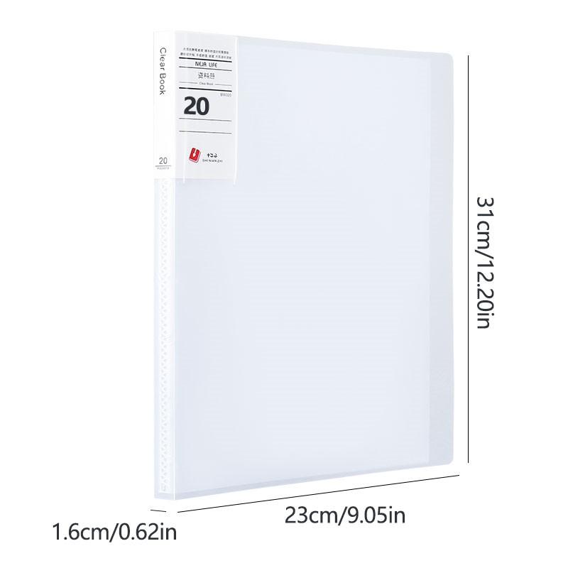A4 Semi Transparent PP Brochure, Multiple Page Sizes To Choose From, Classified Insert Folder, Conference Document Organization,