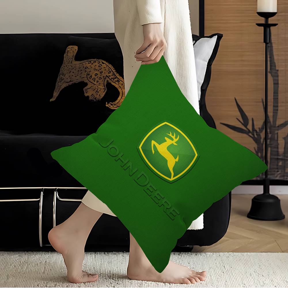 J-John-Logo-Deeres Cuscino Anime Regalo Decorazione Casa Ufficio Cuscino Camera da Letto Divano Copricuscino Auto Custodia Cuscino