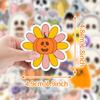 50 Cute Halloween Ghost Stickers - Waterproof Decor for Phones & Bottles