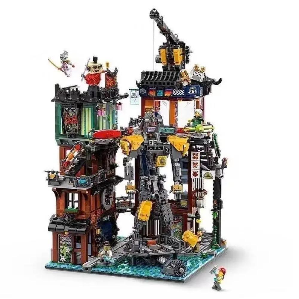 New Ninja City Workshop Building Blocks Children's Toys New Year's Birthday Gift