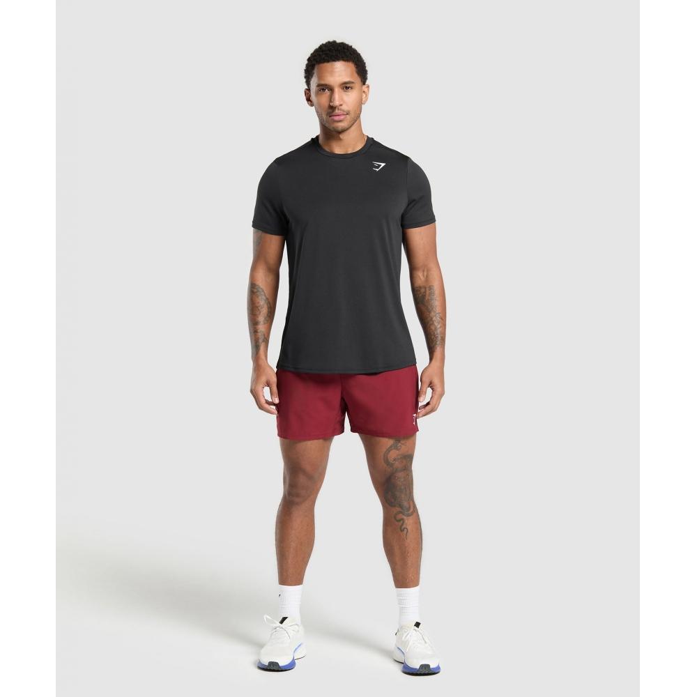 Gymshark Arrival 5  Shorts Sets Red A2a1m Rb12