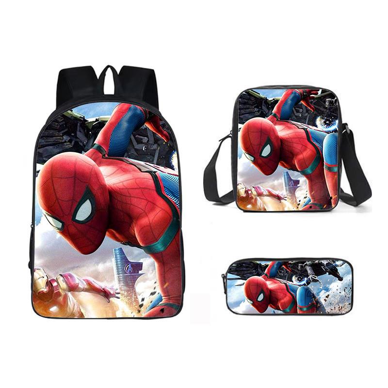 Backpack Piece Three Set Waterresistant Material Kids For