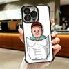 Funny Babaite Hasbulla Plating Phone Case For Iphone 16 17 Pro Max Air 16E 14 15 Plus 12 13 Mini Anti-Fall Airabag Cover