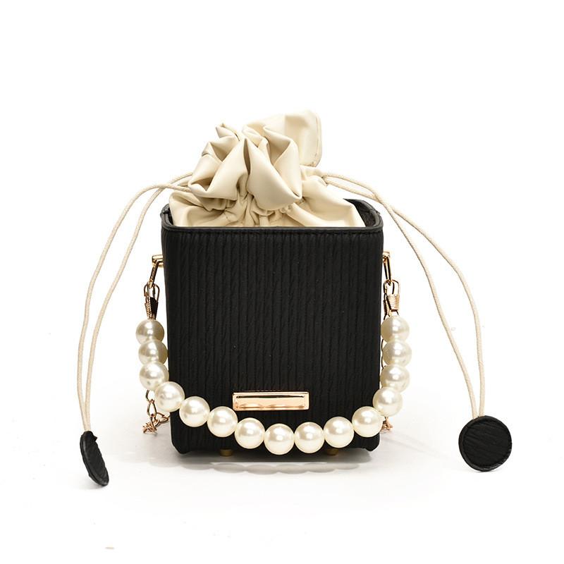 Chic And Stylish New Autumn Bucket Bag In Khaki Pink Black White And Brown For Women