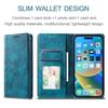 Zakelijke Leren Hoesje Voor iPhone 15 16 Pro Max Air 16E 14 13 12 11 Pro XR XS Max Plus SE Kaartsleuf Magnetische Flip Portemonnee Hoes