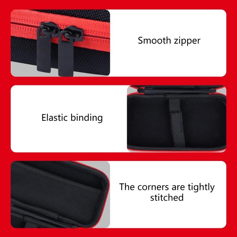 Carrying Case Storage Box with Pocket for X3 Stretchable Controller Storage Bag Shockproof Travel Pouch Gamepad EVA Case