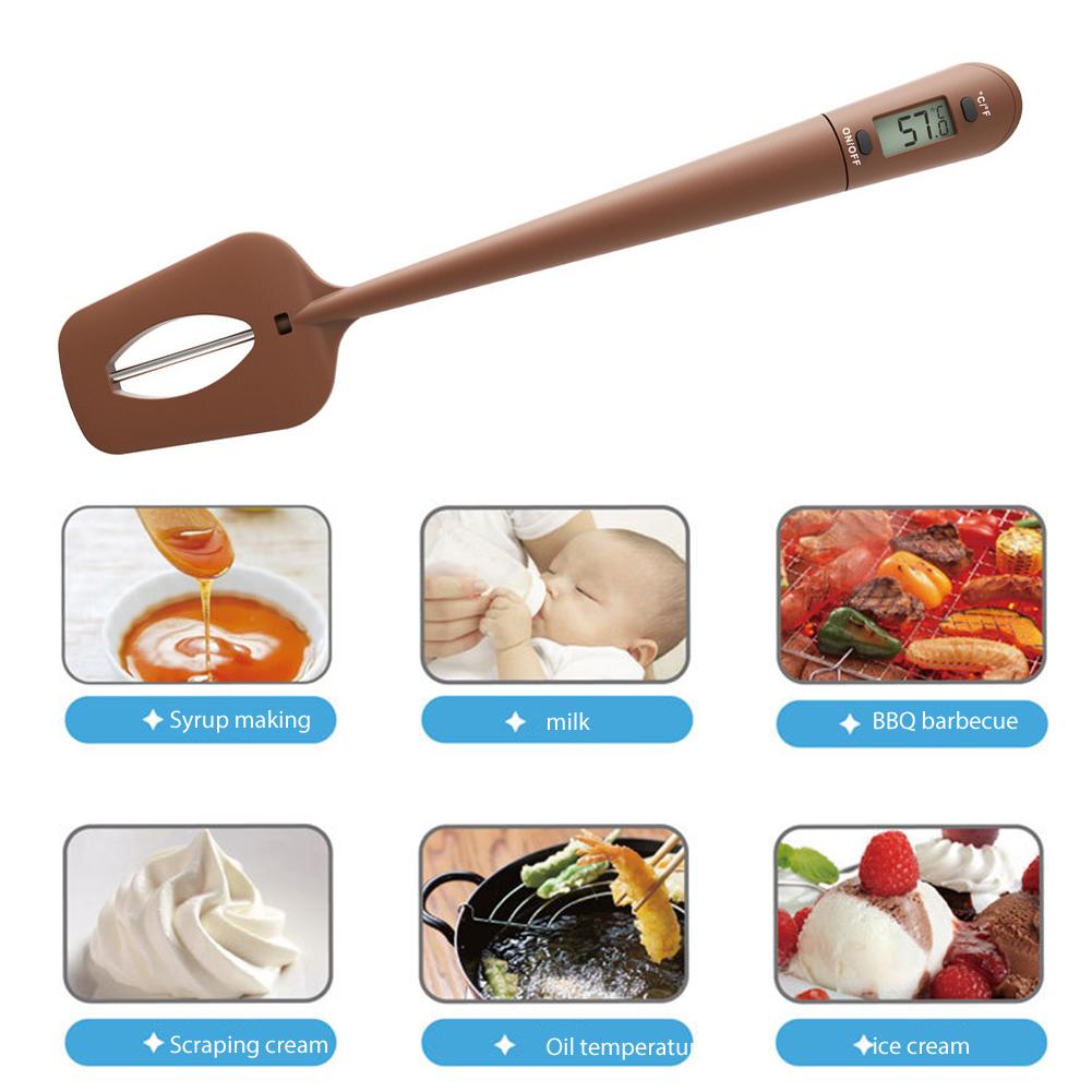 Digital Spatula Thermometer Cooking Chocolate Baking Stirring Temperature Meter