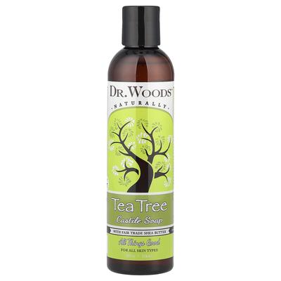 Fair Trade Tea Tree Castile Soap with Shea Butter, 236 Ml (8 Fl Oz)