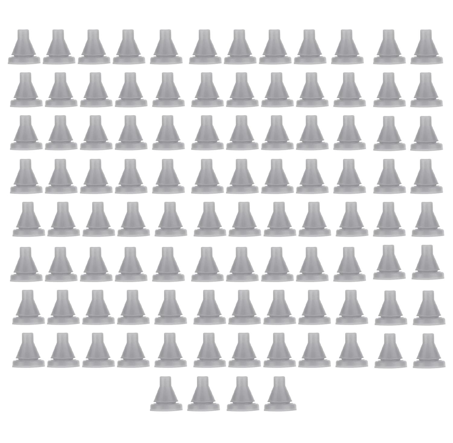 100 штук Сменные насадки Насадки для душевой лейки Силиконовые насадки