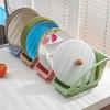Card Slot Bowl Dish Storage Basket Rack Drain Holder Shelf Home Kitchen Tools