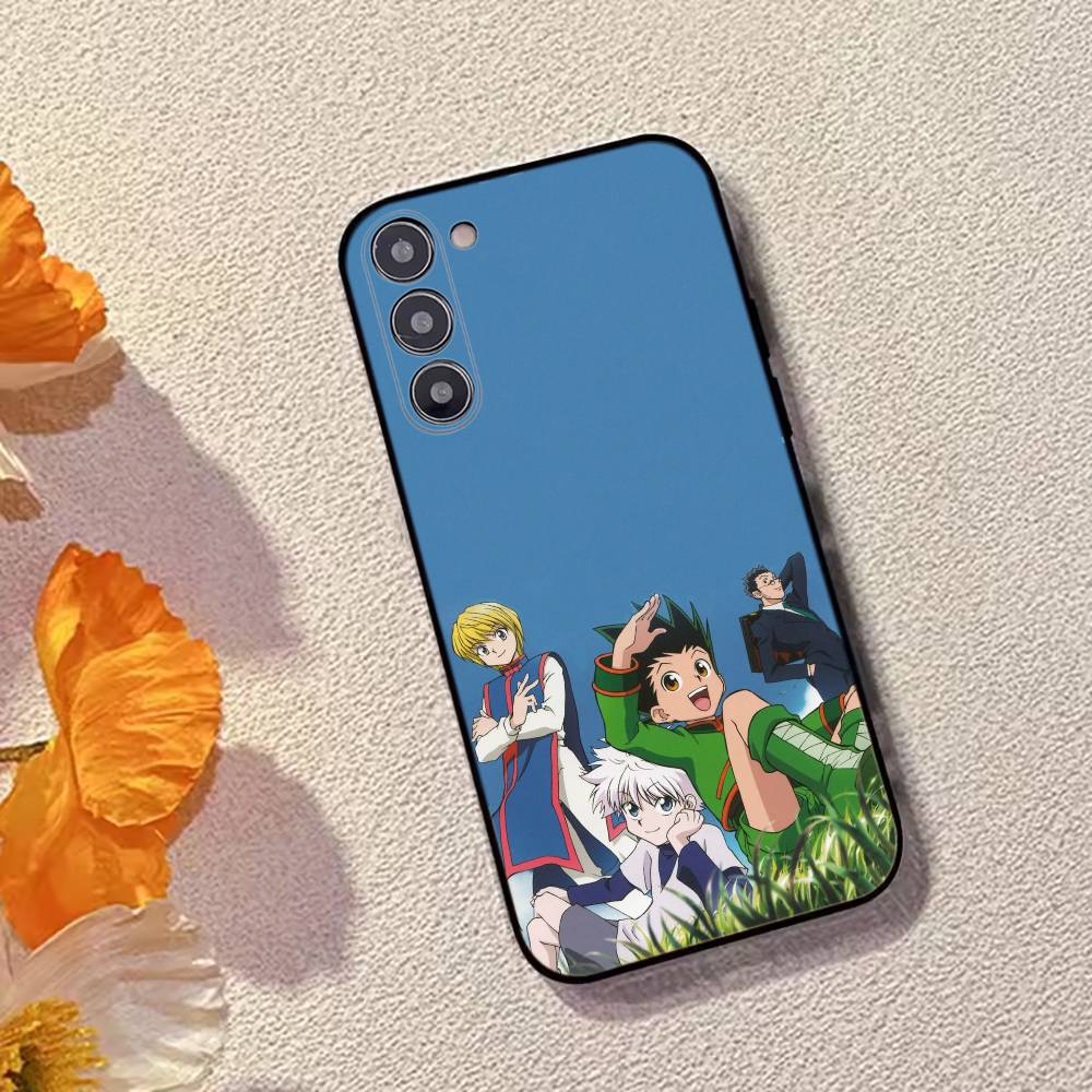 Hunter X Hunter Japanese Manga Phone Case For Samsung Galaxy A73,A72,A71,A70,A53,A52,A51,Soft Silicone Black Cover
