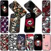Cover for Samsung Galaxy Note 20 9 8 S8 S10 S9 Plus A54 A33 A21S A31 M21 S10E A17 Coque Phone Case Floral Art Skull Flower Rose