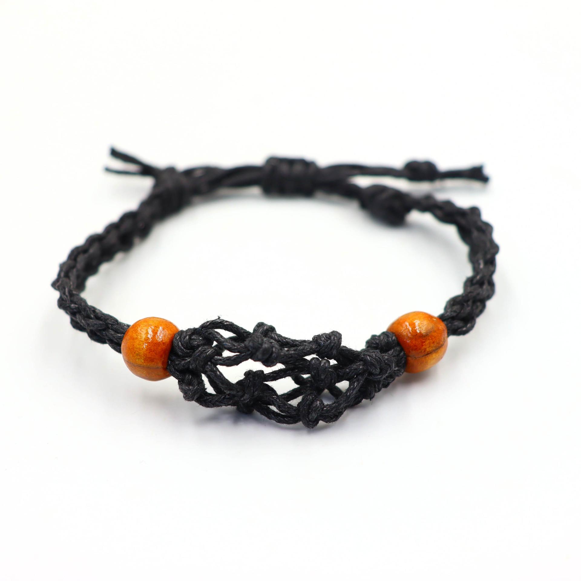 

Регулируемый плетеный кулон-подвеска из сетки с натуральным камнем Small Net Bag 30mm-35mm