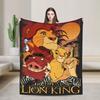 Warm BlanketGirls Boys Decorative Simba Lion King Throw Blanket  Flannel Bedspread Chair Sofa Bed Street Trend Sofa Bed Cover