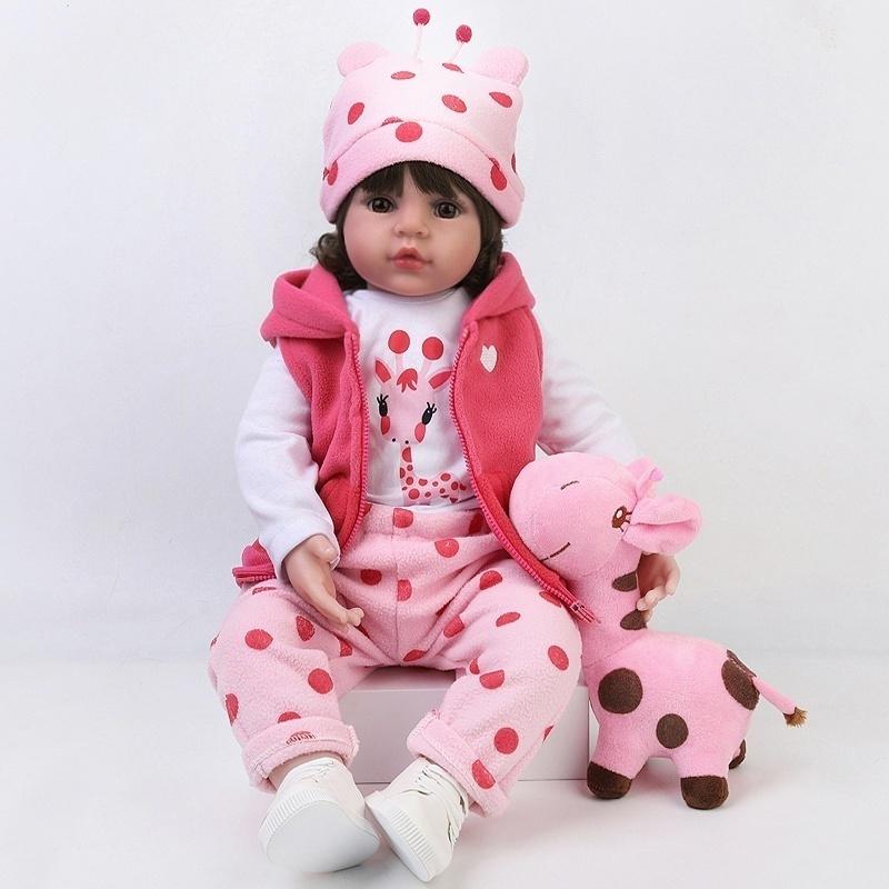 46cm New Handmade Silicone Reborn Baby Adorable Lifelike Toddler Doll Toy
