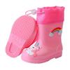 Cartoon Kids' Waterproof Non-Slip Rubber Rain Boots for Toddlers & Children