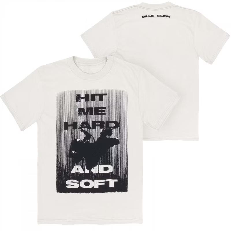 

Billie Eilish New Album HIT ME HARD AND SOFT graphic T shirt 100Cotton Unisex Y2k Unisexs Womens TShirt Oversized Tee Fans Gift M