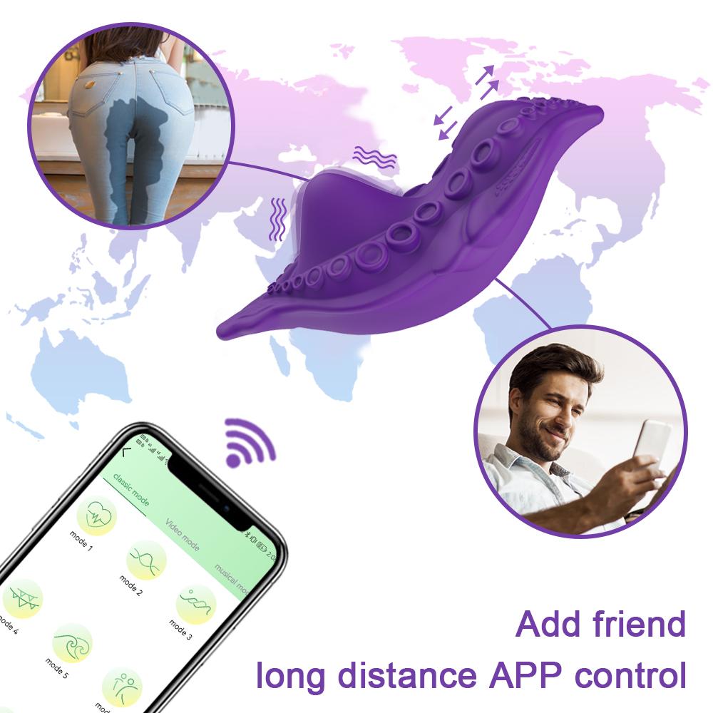 Clitoris Stimulator App Bluetooth Vibrator Female Wireless Remote Control Massager Sex Toys For Women 's Panties Adult Goods