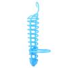Parrots Feeder Basket Plastic Food Fruit Feeding Perch Stand Holder for Pet Bird Supplies(Blue)