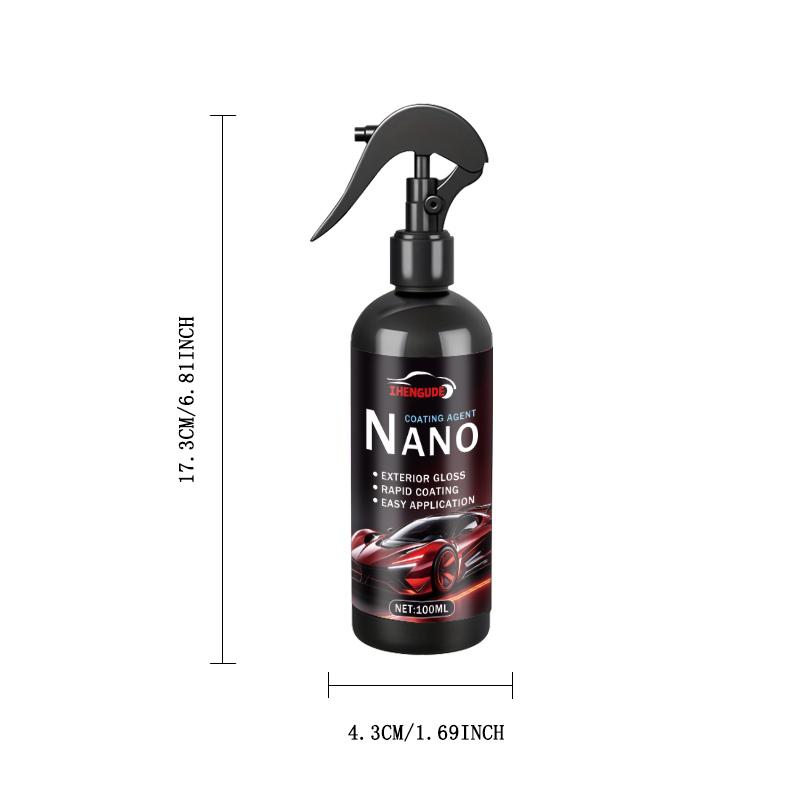 Car Crystal Coating Agent, Advanced Hydrophobic Formula Enhances Shine and Provides Excellent Protection, Easy to Apply and Long-Lasting Weath