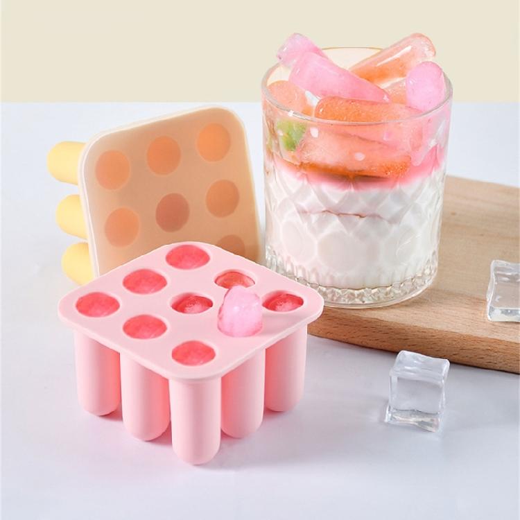 9Cells Ice Cream Mold Ice Lolly Mold Popsicles Makers Kitchen Ice Popsicles Tool