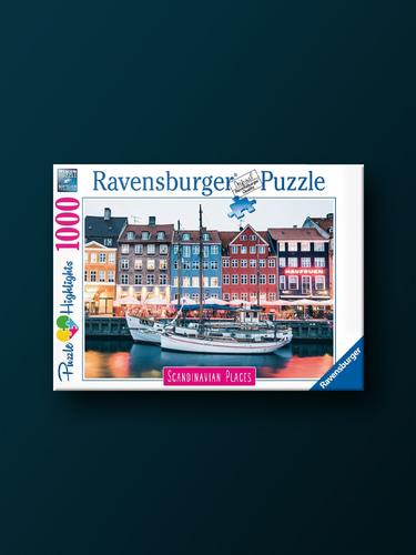Copenhagen Landscape, Denmark 1000 Piece Ravensburger Jigsaw Puzzle