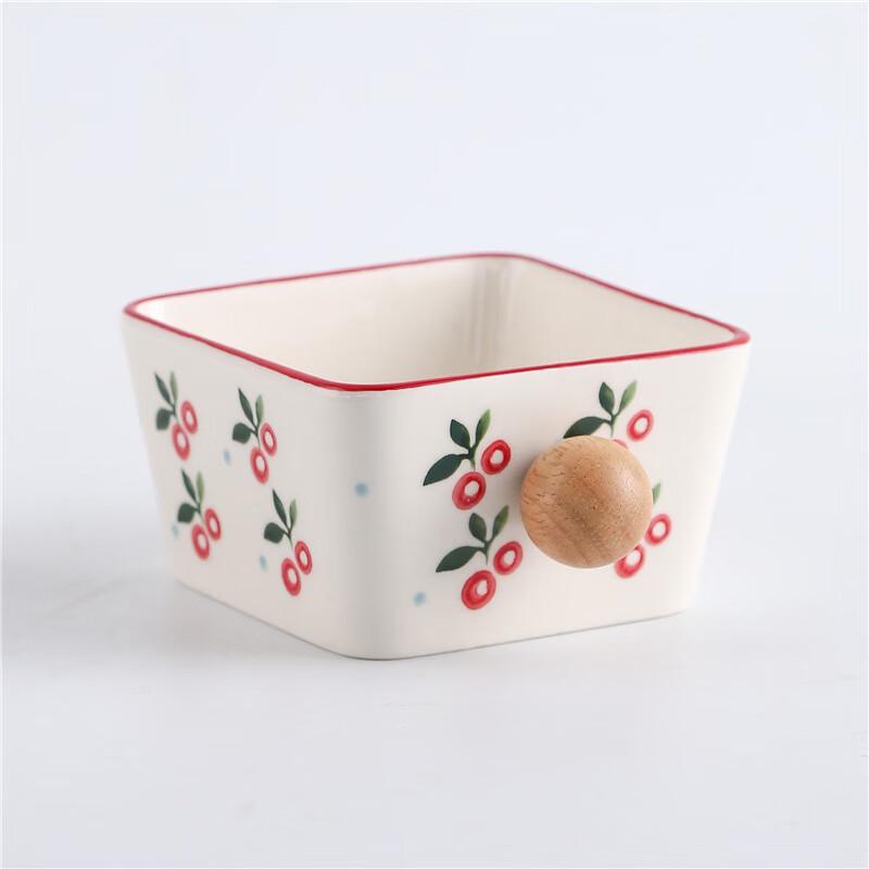 

Wutuo Dining White Ceramic Square Bowl Set
