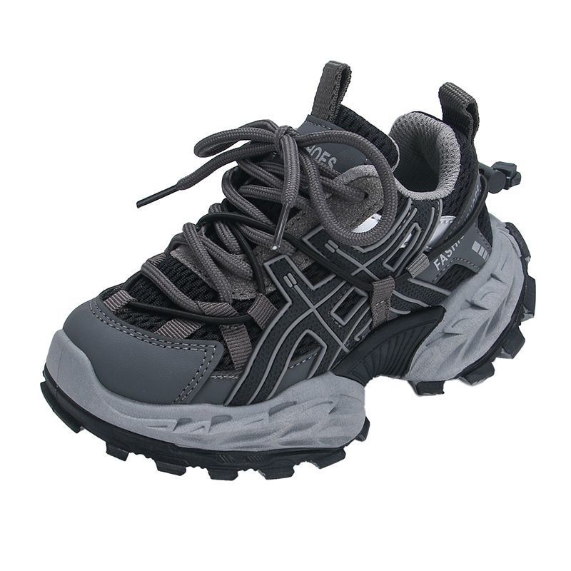 Boys' shoes Children's summer versatile sports shoes Medium and older children's platform casual shoes Lightweight and comfortable dad shoes