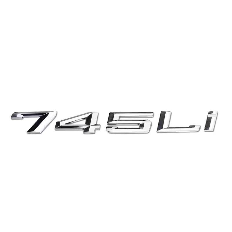 FOR Bmw logo 7 series 730Li 740Li 745Li 750 760Li digital logo with silver logo at the back and car accessories.Quick delivery. bzbf85