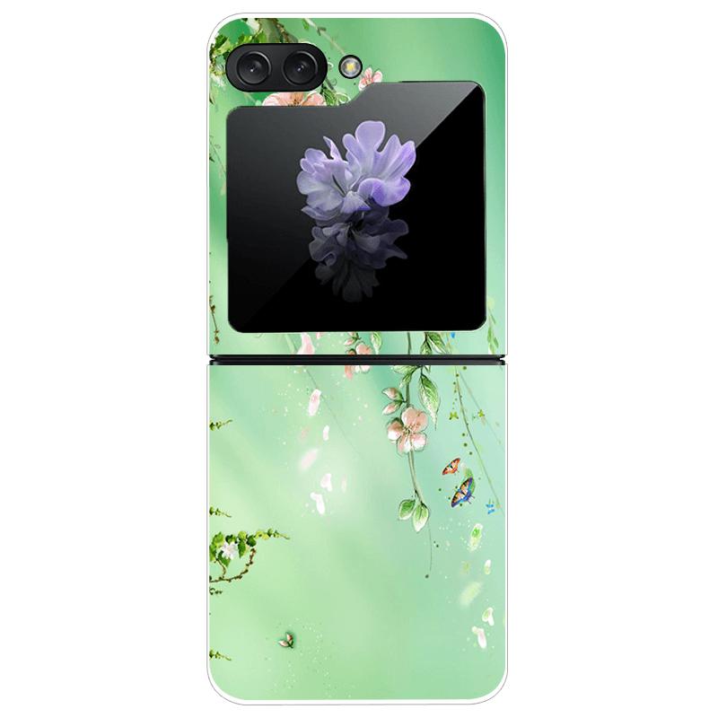 For Samsung Z Flip7 Hard Case ZFlip7 5G Transparent PC Phone Cases For Galaxy Z Flip 7 Fashion Cartoon Clear Protective Fundas