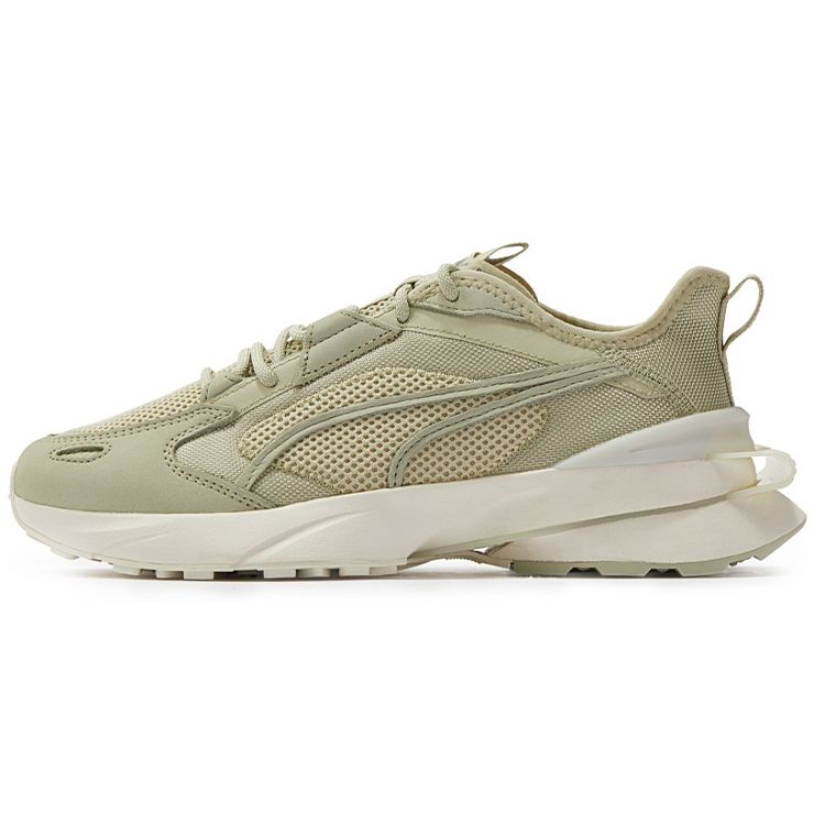Puma Pwrframe Op-1 Lth Lightweight Comfortable Low-Top Casual Shoes Unisex Sneaker Moss-Green 384032-02