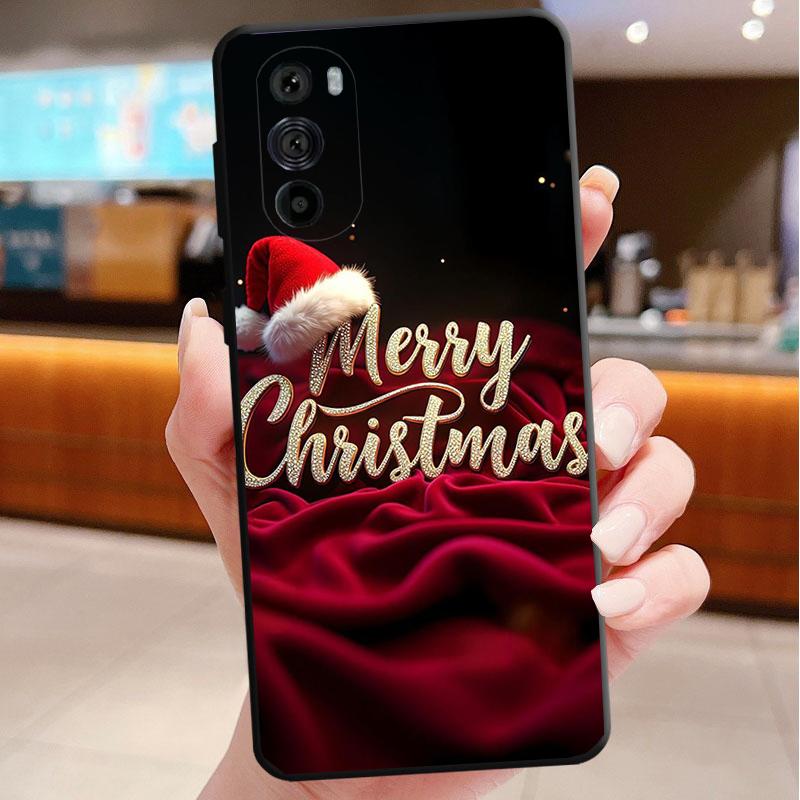 Phone Case For Motorola Edge 50 40 Pro 60 50 40 30 Ultra Neo Fusion Moto G Play G Stylus G Power G Winter Christmas