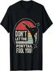 T-shirt Rétro Ne Laissez Pas la Queue de Cheval Vous Tromper Fille Karaté Drôle