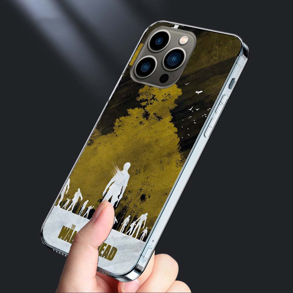 Horrible The Walking Dead Phone Case For Apple Iphone 16E Capa 15+ 14 Plus 17 Air 16 Pro Max 12 Pro Cute 13 Mini Co