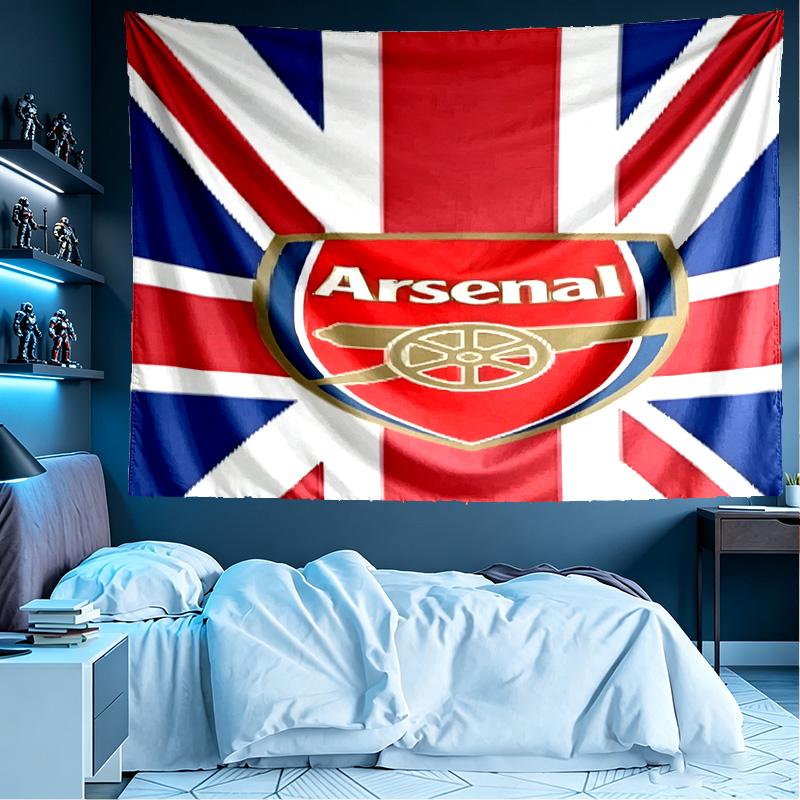 Football F.C Print Tapestry, Lightweight Wall Hanging, for Bedroom, Dorm, Living Room, Home Art Decor - Birthday Christmas Gift for Friends