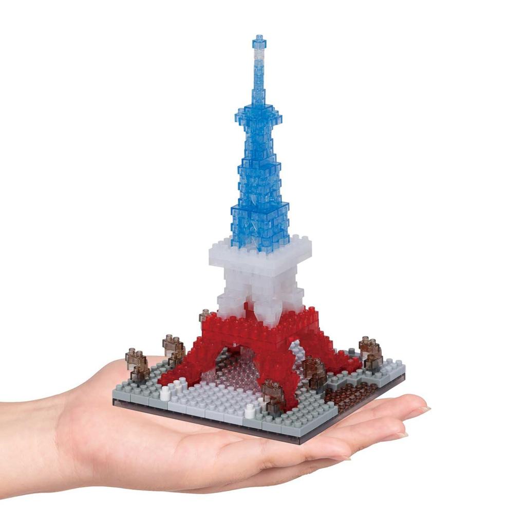 Kawada nanoblock Paris Banks of the Tricolor x 8 x 8 Ages 12 and Interior Seine, Version, 13.4 cm, Up, Hobby, NBH_243