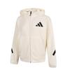 ZNE. Bluza z kapturem zapinana na zamek Off White Damska JM8760