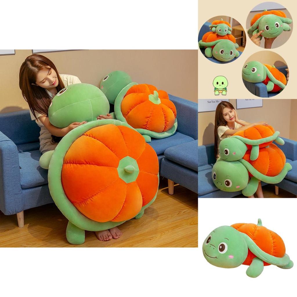 Creative Pumpkin Turtle Plush Toy Perfect Gift For Children And Girlfriend