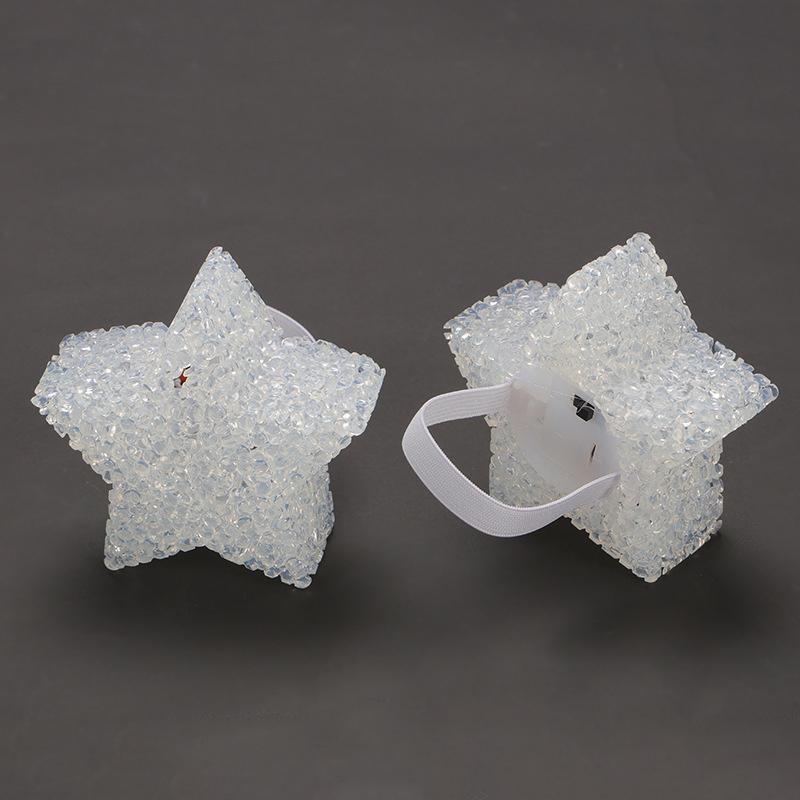 Star Handheld Led Light Cute Acrylic Star Shaped Night Light Anti-Slip Band Light Lamp For Dance Performance Stage Photo Prop