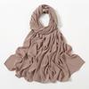 Women's Solid Color Long Scarf Versatile Headscarf Scarf