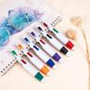 Morandi Color Student Daily 4-Color Ballpoint Pen with Carabiner