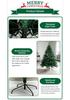 PVC Encrypted Christmas Tree with Pointed Top for Mall and Hotel Decorations