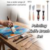 5-Piece Artist Brush 5 PCS Background Blender Brush Set Painting Set Painting