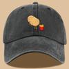 Humorous Potato Chip Printed Baseball Cap, Casual Outdoor Hat Suitable for Holiday Parties, Birthdays, Friends, Cartoon Design