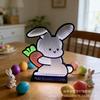 Easter Heart Cross Rabbit Abyss Night Light: Creative Desktop Ornament & Decorative Lamp