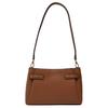 New MICHAEL KORS Leather Baguette Bag, Shoulder Bag, Crossbody Bag, Shoulder Bag Trumpets Women's Leather Brown 32F2GAQC1L-230