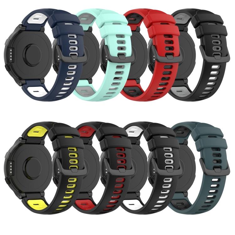 For Garmin Approach S20 Two-Color Silicone Watch Band