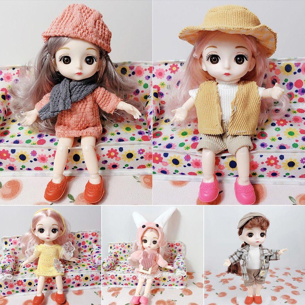 20 Styles High-end Dress Up Casual Wear Rompers T-shirt Hat Best Gifts  for 16~17cm Doll
